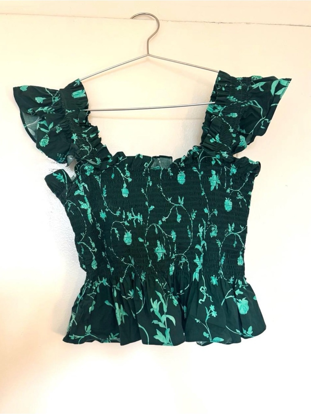 Hill House Home Smocked Top, Size S - Picture 2 of 4
